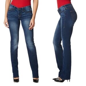 True RELIGION Avery Straight leg Jeans in Blue Women's Size 24